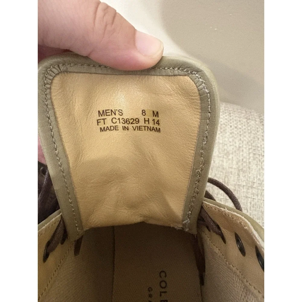 Cole Haan Grand OS Grandsprint Tan Boots Men's Sz 8 C13629
